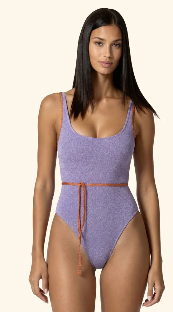Monokini lurex F**K