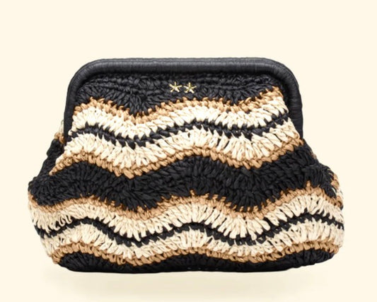 Clutch bag paglia F**K