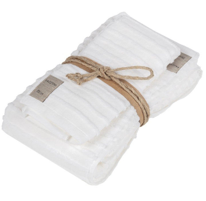 TRIADE parure asciugamani viso e bidet