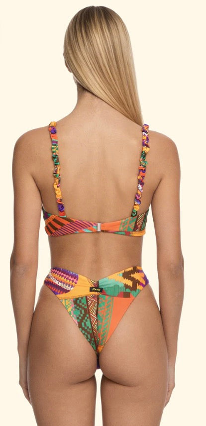 Bikini Bralette con americano fisso F**K